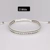 Bohemian Handmade Woven Crystal Beaded Friendship Bracelet for Women