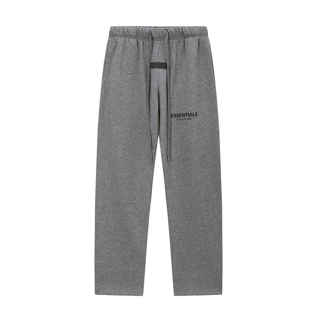 Men's FOG Essentials Loose Fit Velvet Hoodie with Double Stitching, Trendy American Print, Suitable for Couples