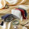 Flannel Jewelry Organizer Mini Jewelry Storage Pouch  for Rings, Bracelets, & Bangles