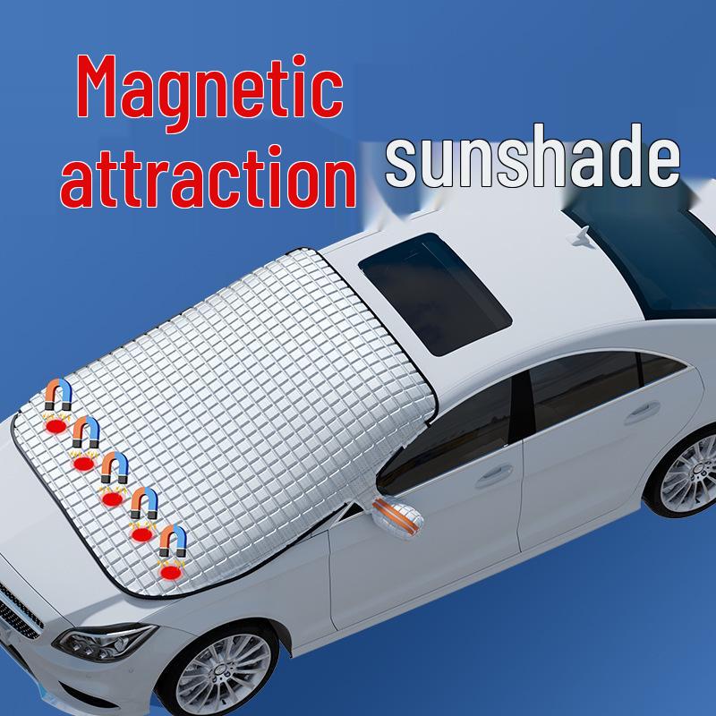 Small Car Sunshade Front Windshield Heat Insulation Curtain