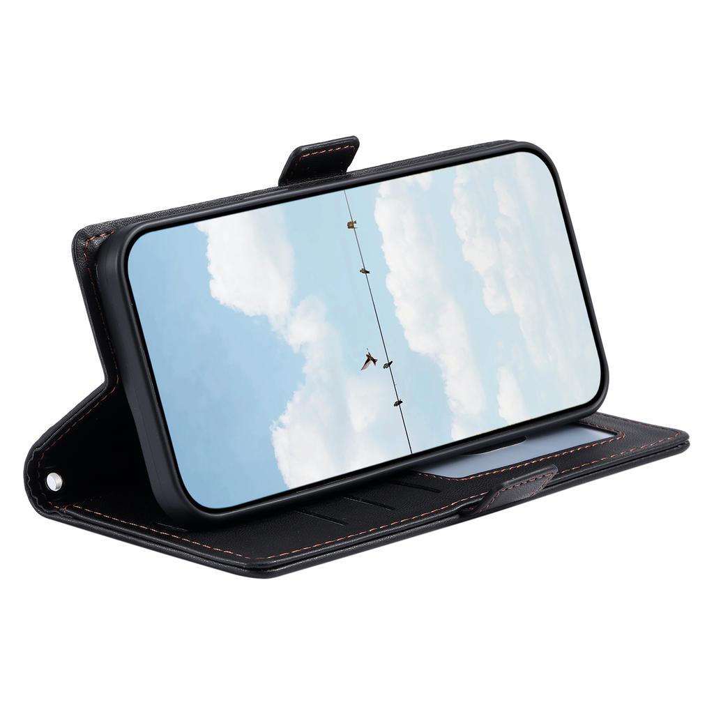 For Motorola Edge 60 Pro 5G Leather Case Rhombus Texture Wallet Stand Phone Cover with Wrist Strap