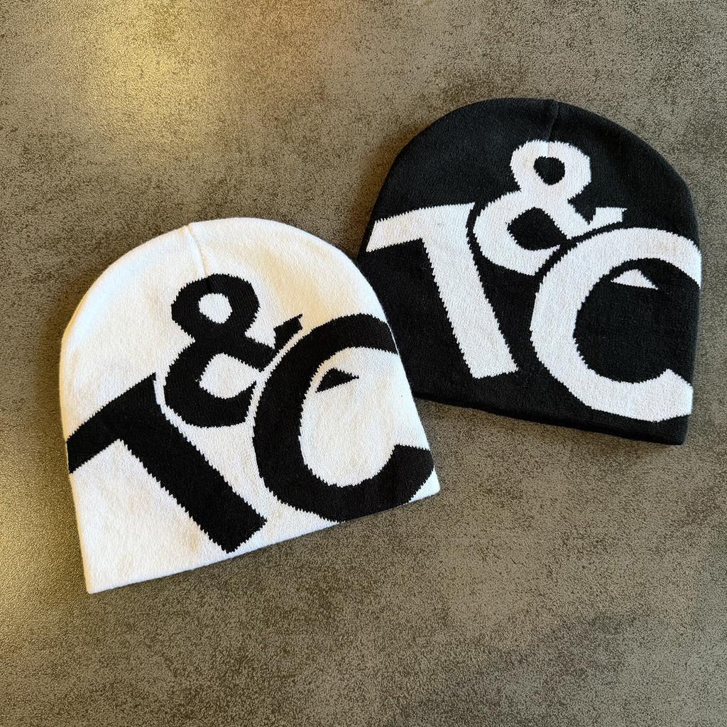 Teenage Hip Hop Letter Beanie With Warm Acrylic Knit For Winter Fashion