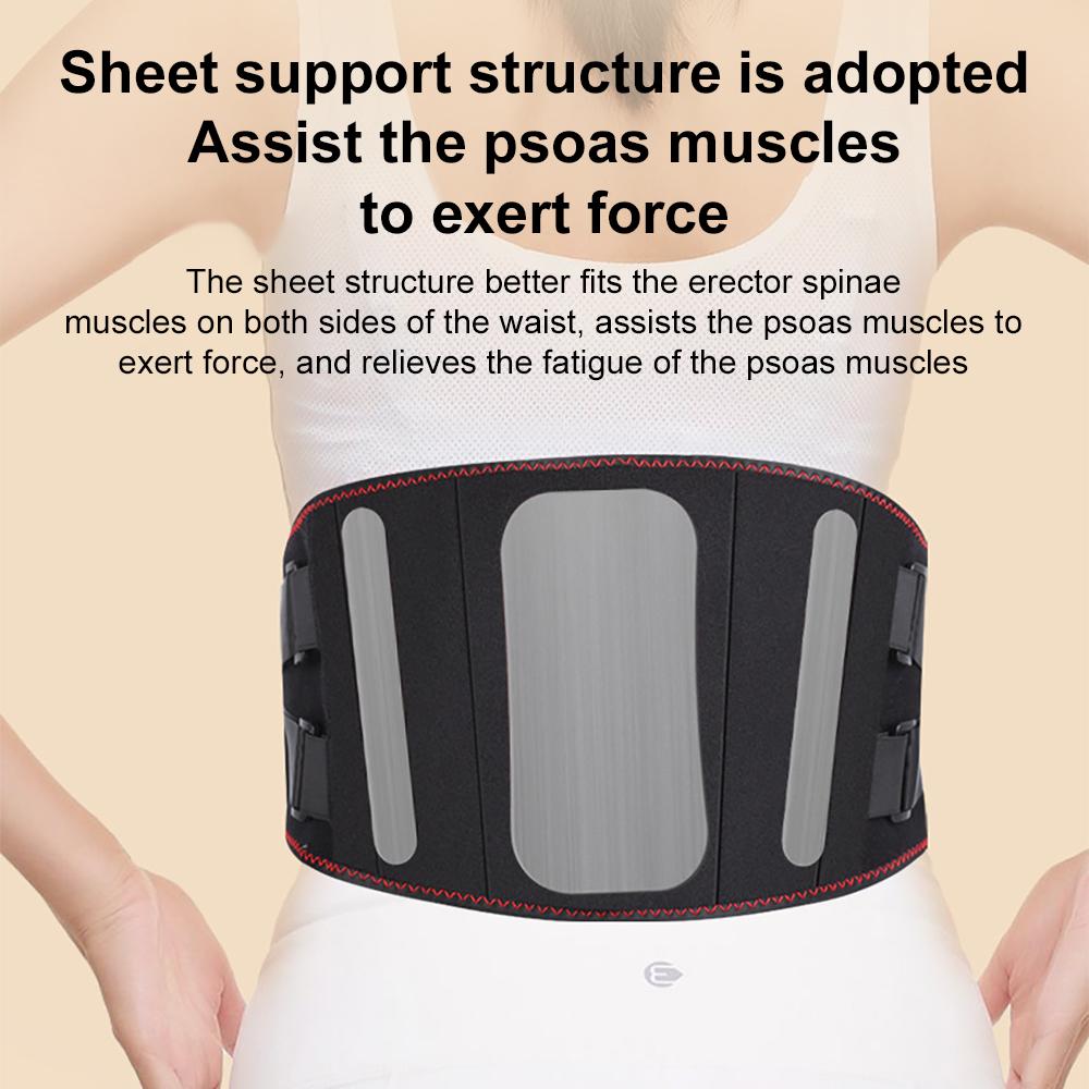 Smart Wireless Heating Belt - Thermal Waist Support with Massage, Rechargeable Back Pain Relief for Women/Men, Office & Gym Use
