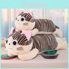 Cute Grey Cat Plush Doll For Girls, Pp Cotton Filling, Short Plush Fabric, Available In 4 Different Sizes