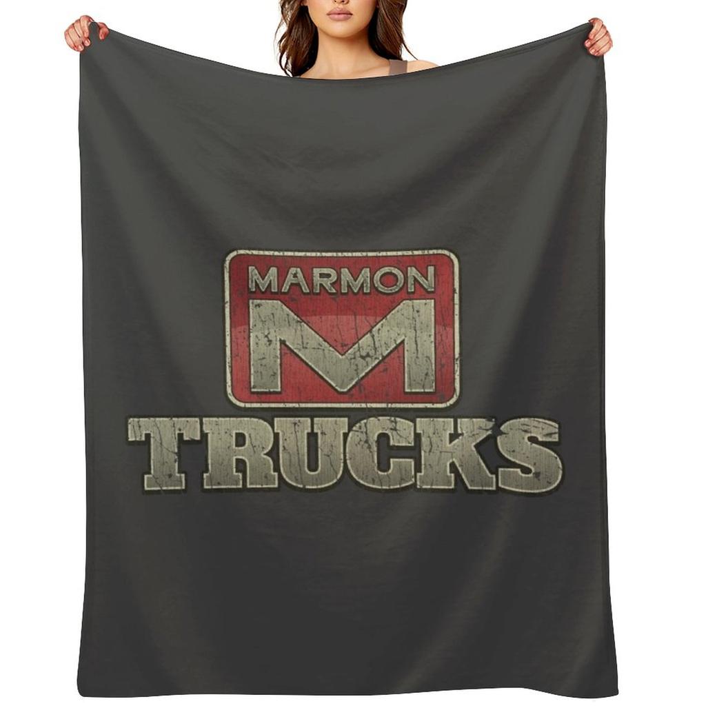 Marmon Trucks 1963 Throw Blanket for winter Single blankets and throws Winter beds Blankets