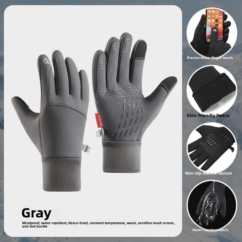 Winter Waterproof Touchscreen Gloves For Men Women With Antislip Warmth For Outdoor Cycling