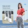 Thickened Unisex Waterproof Rain Pants with Sealed Foot Cover for Outdoor Activities