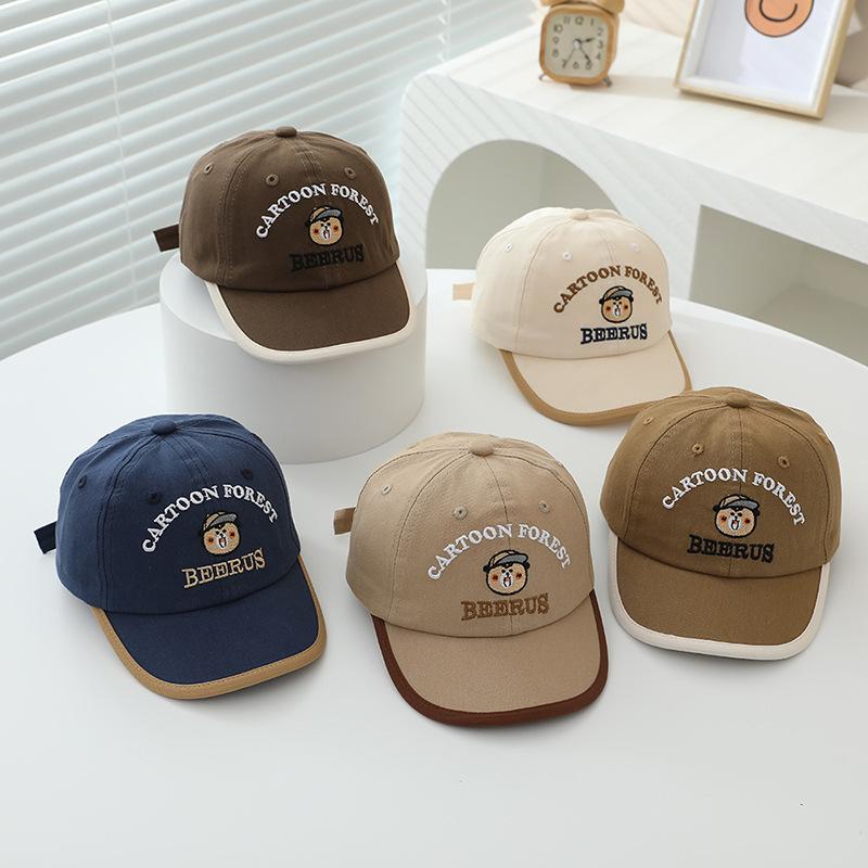 Children's Hats  Baby Sun Hats  Boys and Girls Sun Protection Baseball Caps  Boys and Girls Korean Style Baseball Caps