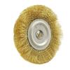 1Pcs Metal Polishing Abrasive Tool Pure Brass Brush  For Metal Derust Wood Deburring