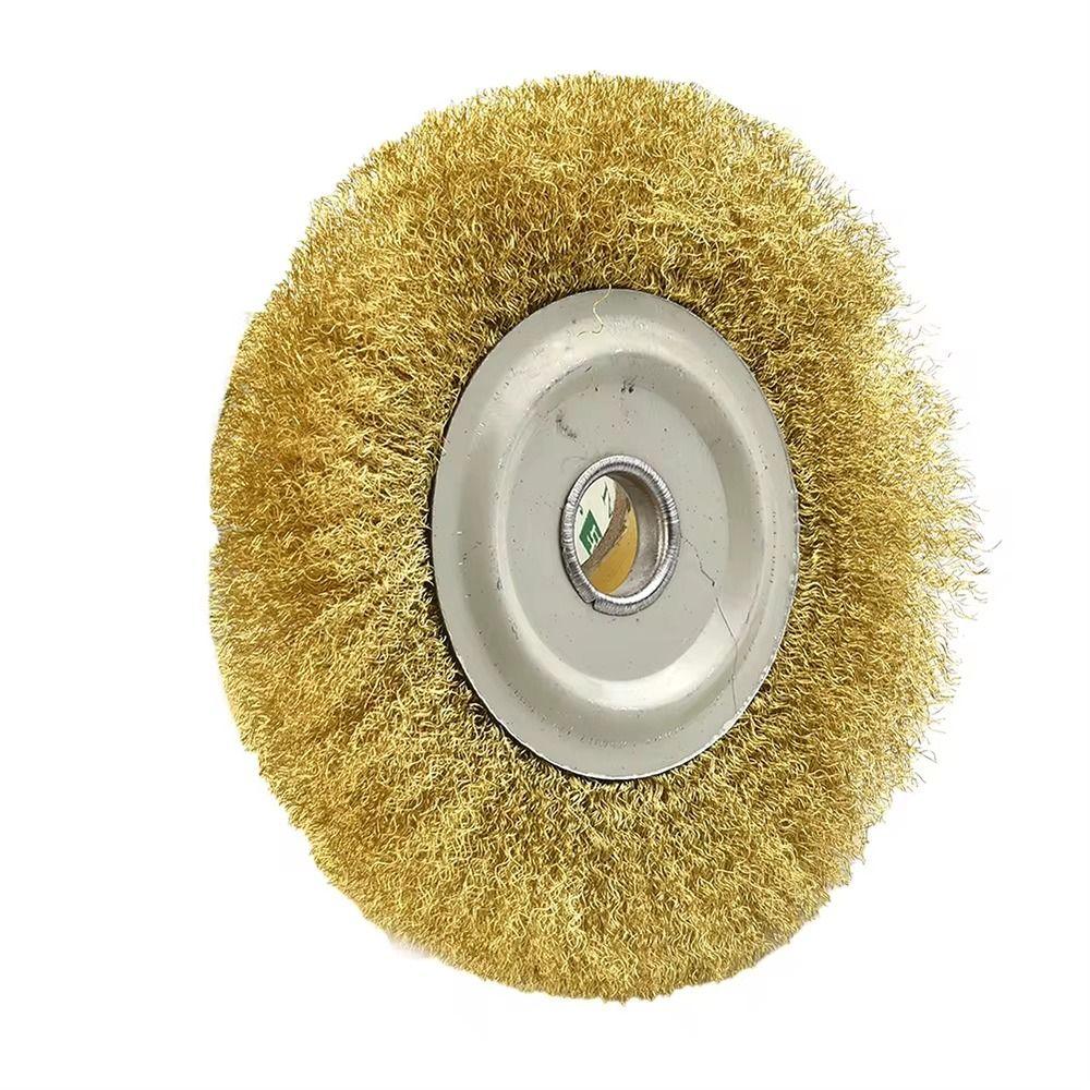 1Pcs Metal Polishing Abrasive Tool Pure Brass Brush  For Metal Derust Wood Deburring