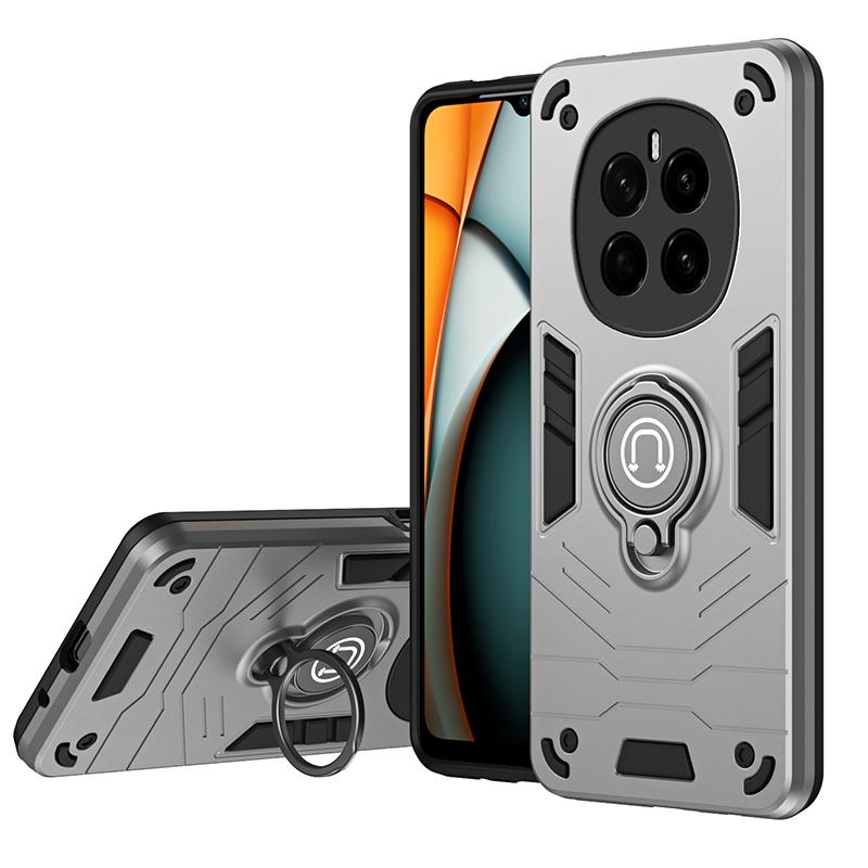 For Honor Magic 7 Heavy Duty Armor Shockproof Dust-Proof Phone Case For Honor Magic 7 Ring Holder Camera Lens Protection Cover