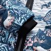 FILA Down Jackets Women's All Over Print Hooded Moderate Other F11W048906F-BK