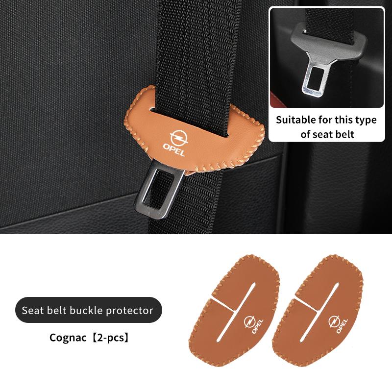 2/5pcs Car Seat Belt Buckle Anti-scratch Protector Cover For Opel Corsa Astra Insignia Vectra Zafira Meriva Mokka Grandland