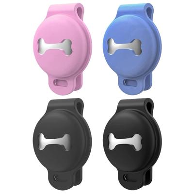 Locator Hundehalsband Halter Schutzhüllen für GPS Hundetracker Silikon Locator Abdeckung für Max Breite 1,4" Haustierhalsband