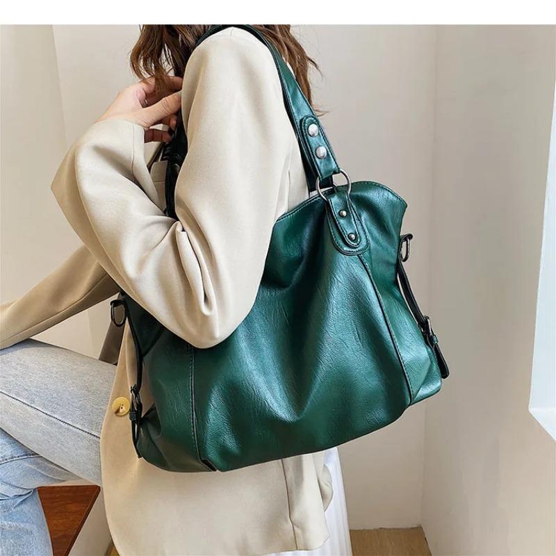 Große Tragetasche für Damen 2025 Neu im Modedesign Hohe Kapazität Leder Schulter-Seitentasche Damen-Shopper Handtaschen Geldbörse