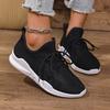 Fashion Women's Platform Non-slip Low-top Shoes Spring and Summer Mesh Breathable Casual Shoes Light and Comfortable Walking Sneakers.