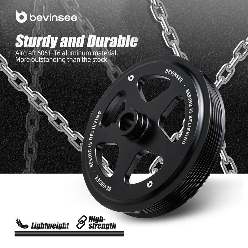 For LS1 Power Steering Pump Pulley, for Camaro for Firebird 98-02 V8 LS1 Engine, Replace for 12559885