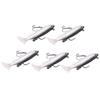 5pcs Soft Body Sinking Swimbait T Tail Soft PVC Bass Lure Trout Bait for Saltwater Freshwater