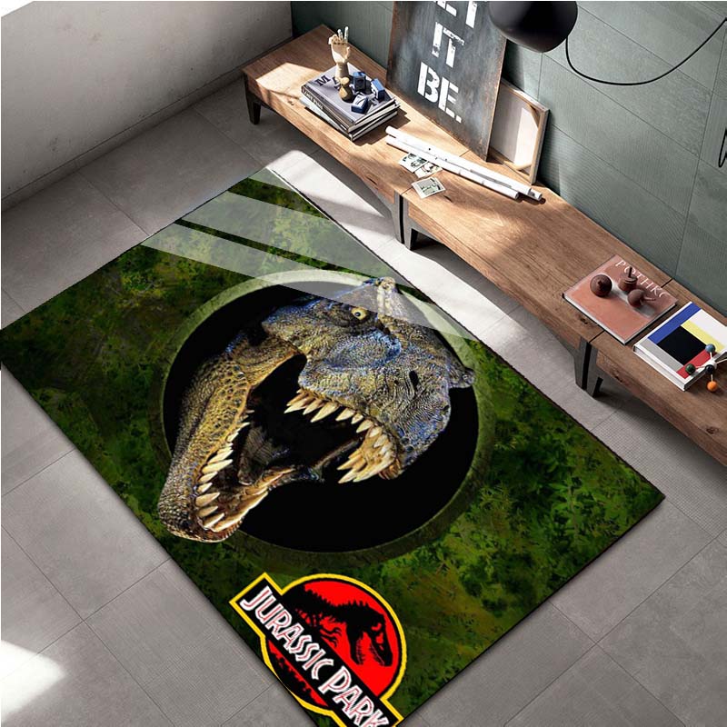 15 Size Jurassic-Park Dinosaur Area Rug Large Animal Carpet for Living Room Bedroom Sofa Doormat Decor,Child Non-slip Floor Mat