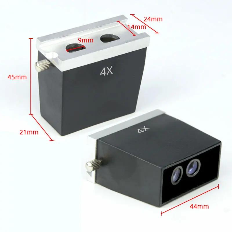 

1X 2X 3X 4X Stereo Microscopes Objective Lens Small Binocular Industry Stereo Microscope Square Objectives Accessories