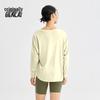 BENLAI Women's Wool Blend Crew Neck Long Sleeve T-Shirt