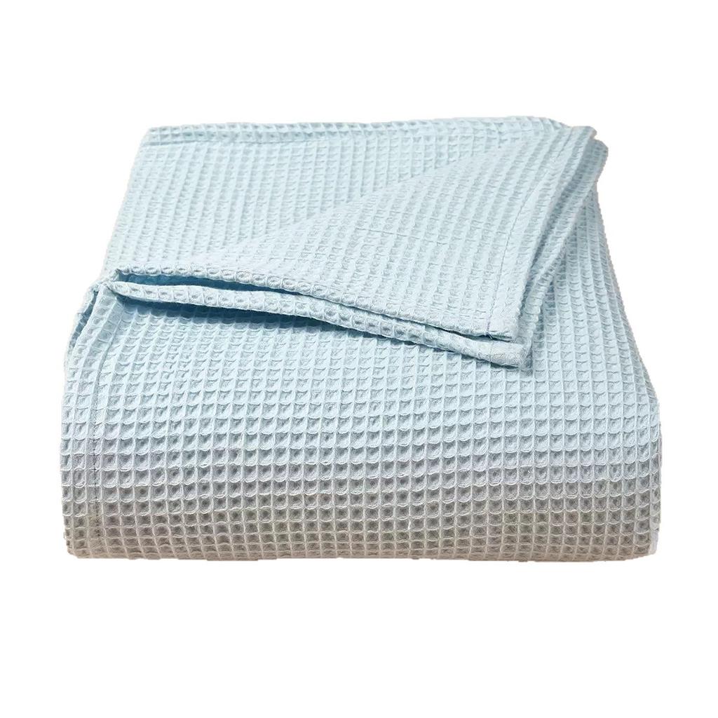 Waffle Baby Blanket Soft Thickened Newborn Quilt Multifunctional Solid Color Bath Towel Blanket