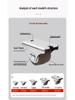 Ultra-Quiet Universal Small Trolley Load-Bearing Swivel Caster for Furniture