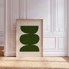 Colourful Red Green Blue Minimalist Abstract Modern Art Poster Unframed Canvas Print Wall Decor Perfect Gift for Bedroom Living Room Home Office