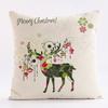 Watercolor Pattern Of A Moose Throw Pillow Cover With Short Plush Print Living Room Sofa Decoration Cushion Cover Pillow Covers
