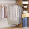 Solid Color Household Clothing Dust Cover Bedroom Wardrobe Organization Storage Bag Men's Suit Protective Cover 1 Piece