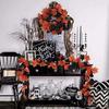 Silk Halloween Leaf Vines Realistic Artificial Hanging Vine Garland  Table Decoration