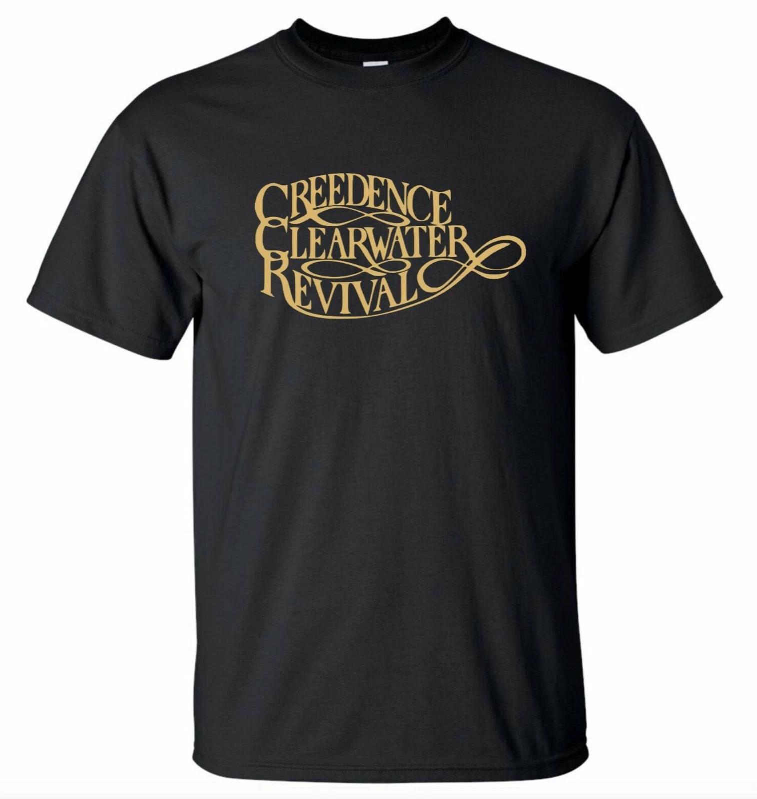 

MENS WOMENS CCR Creedence Clearwater Revival T-Shirt American Rock Band 60s Logo unisex UK XL