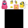 Among Us Spiel Schulterrucksack mit Kette für Kinder und Jugendliche Jungen Mädchen Schul- und Reiserucksack