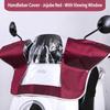Waterproof Motorcycle Head Cover Clear Window Electric Motorcycle Cover  Daily Commuting