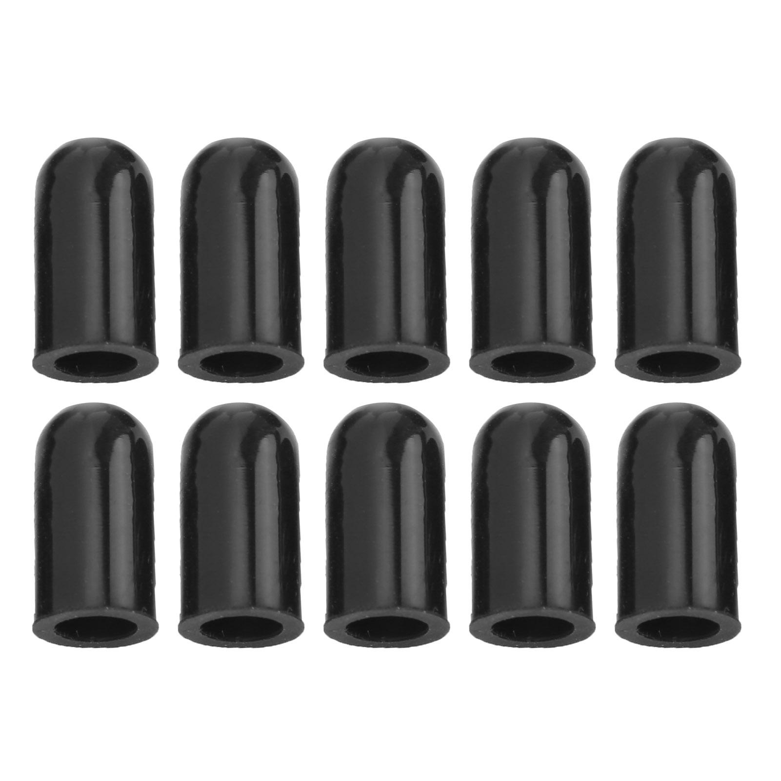 

10 шт. Наконечники для тренировки барабанных палочек, силиконовые бесшумные протекторы, аксессуар для музыкального инструмента