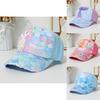 Mermaid Unicorn Cartoon Baseball Cap With Sun Protection For Girls Kids Summer Sunhat