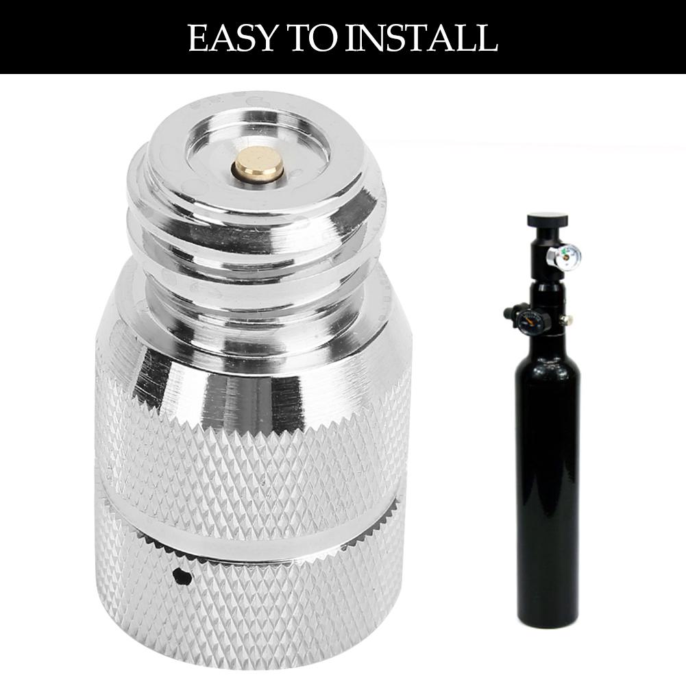 CO2 Cylinder Adapter for SodaStream TR21-4 Male Thread To G1/2 Type30 Female Thread