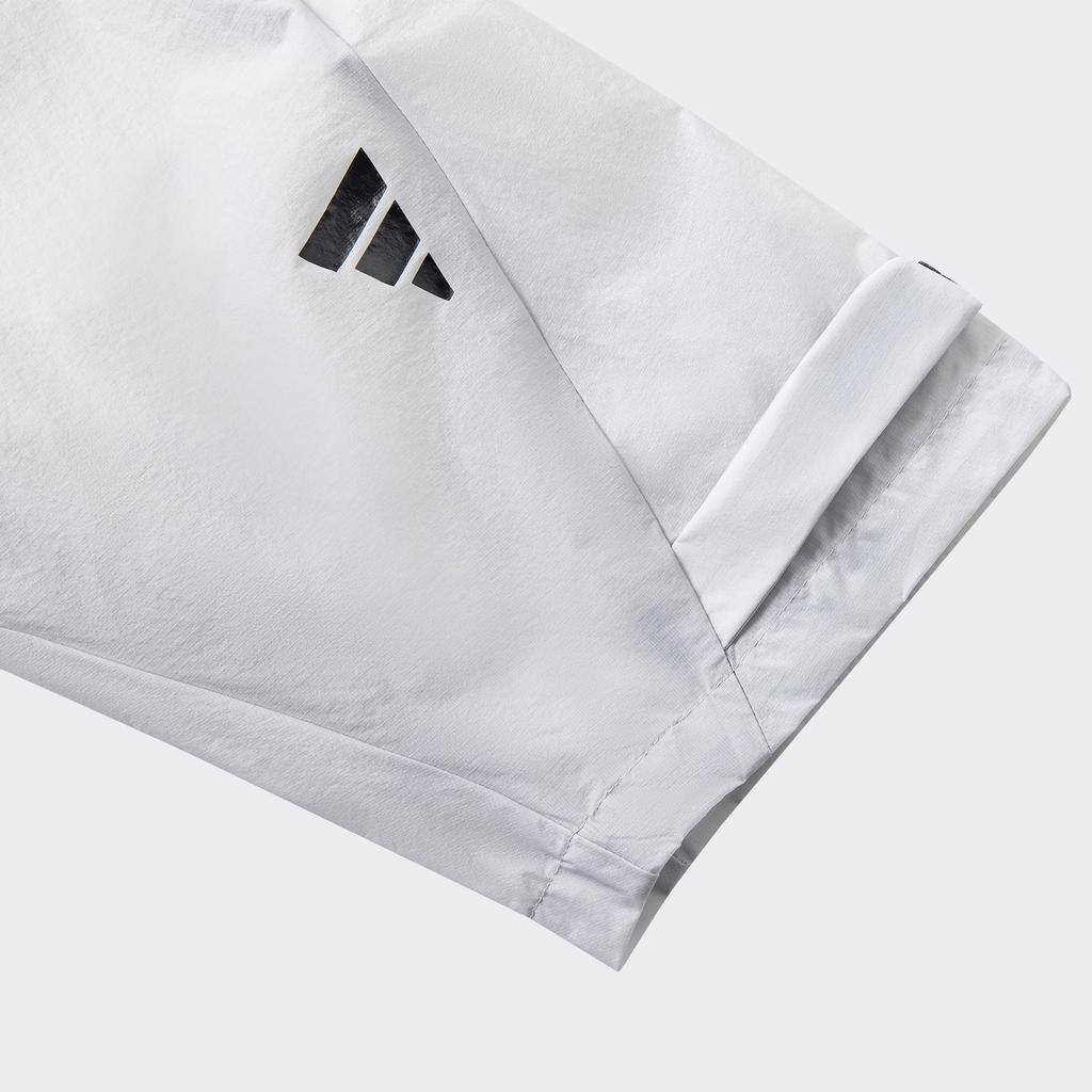 Adidas FOS Series Future Style Woven Jacket Fashion Simple Loose Versatile Stand Collar Jacket Women Jacket Light-Gray JM4273