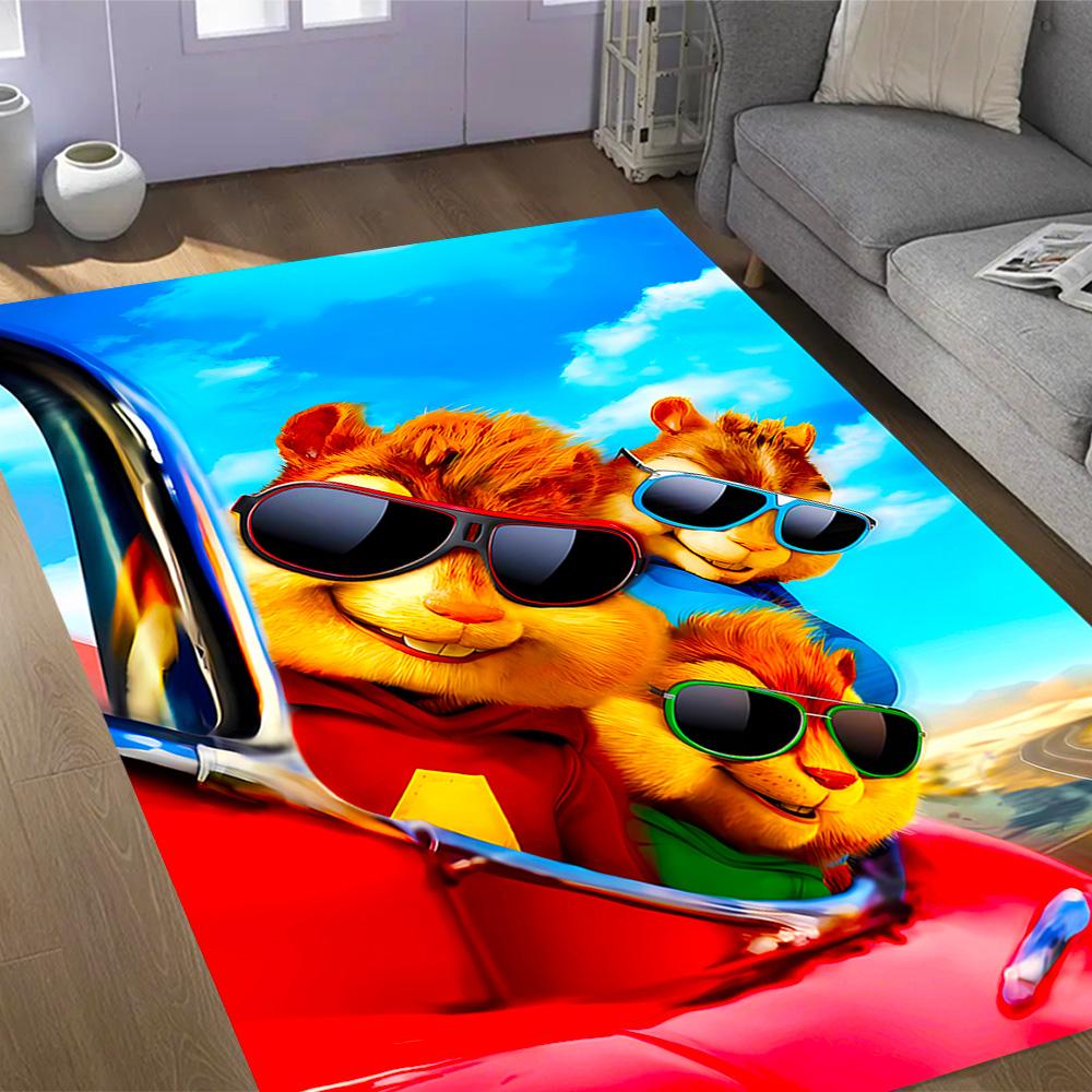 Train Adventure Journey Themed Anti-Slip Rugs - Polyester Home Decor, Suitable for Bedrooms, Living Rooms, Doorways, Studios, and Decorations