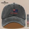pc Australia Kangaroo Flag Baseball Cap  Vintage Distressed Trucker Hat Adjustable Snapback Closure Lightweight Breathable U