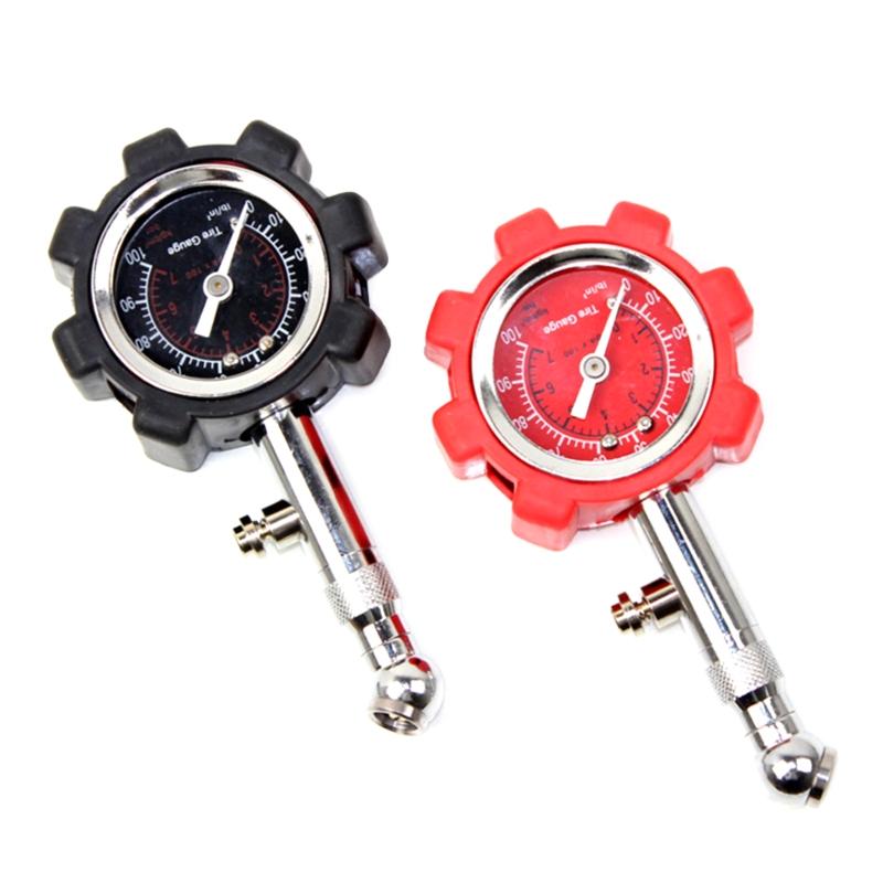 Heavy Duty Tire Pressure Gauge High Accuracy Air Pressure Tire Gauge PSI KPA BAR for Cars Trucks Motorcycles Bikes