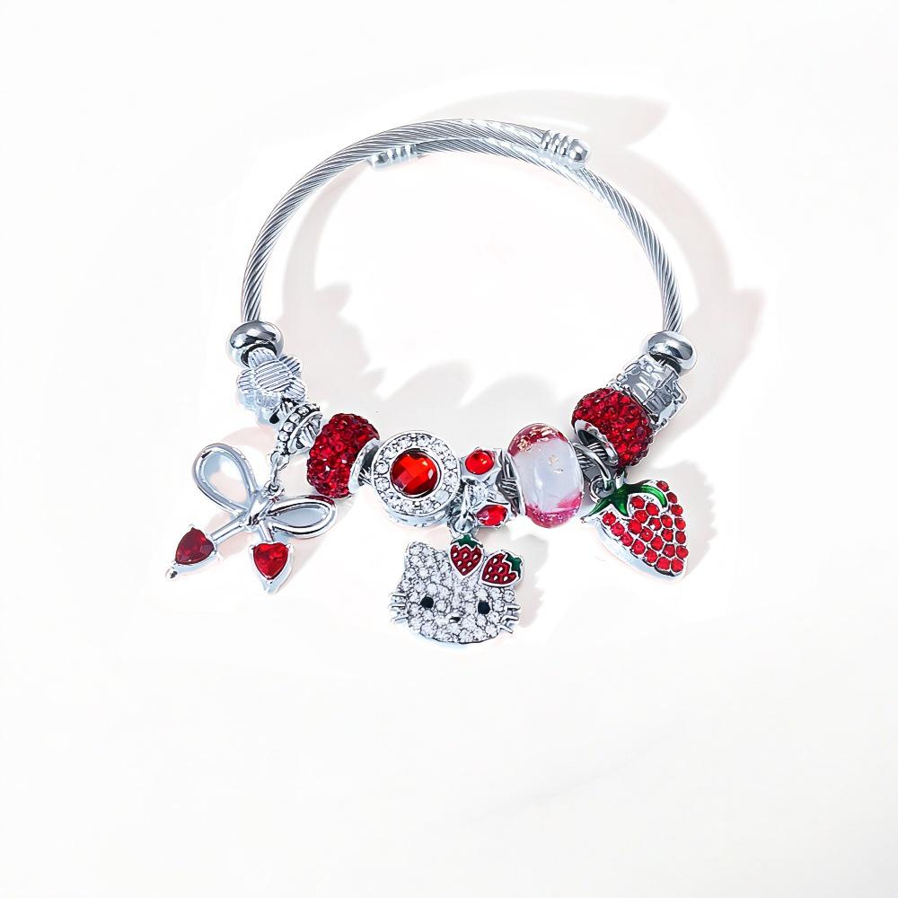 Korean Dongdaemun Y2K Beaded Bracelet - Fresh and Cute Style for Women, Ideal Best Friend Gift
