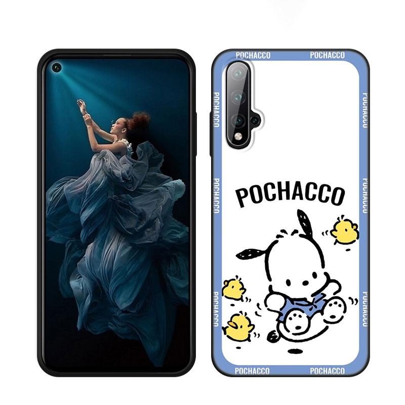 Kuromi Melody Černý Silikonový Kryt na Telefon Pro Honor 70 90 Lite X40 GT X50 i X5 Plus X6A X6S X7A X8A X8B X6 X7 X8 X9 4G X9A X9B 5G