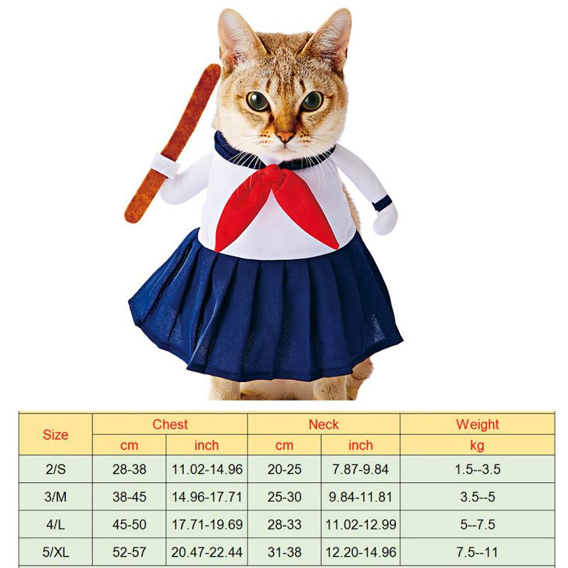 

Костюм для домашнего питомца на Хэллоуин, новинка, одежда для собак, держащая нож, рождественская одежда, забавная одежда для домашних питомцев и кошек, костюмы для косплея XL