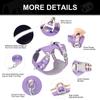 Reflective Dog Harness Leash Set No Pull Nylon Dogs Vest Harnesses With Control Handle Pet Lead for Medium Large Dogs Adjustable