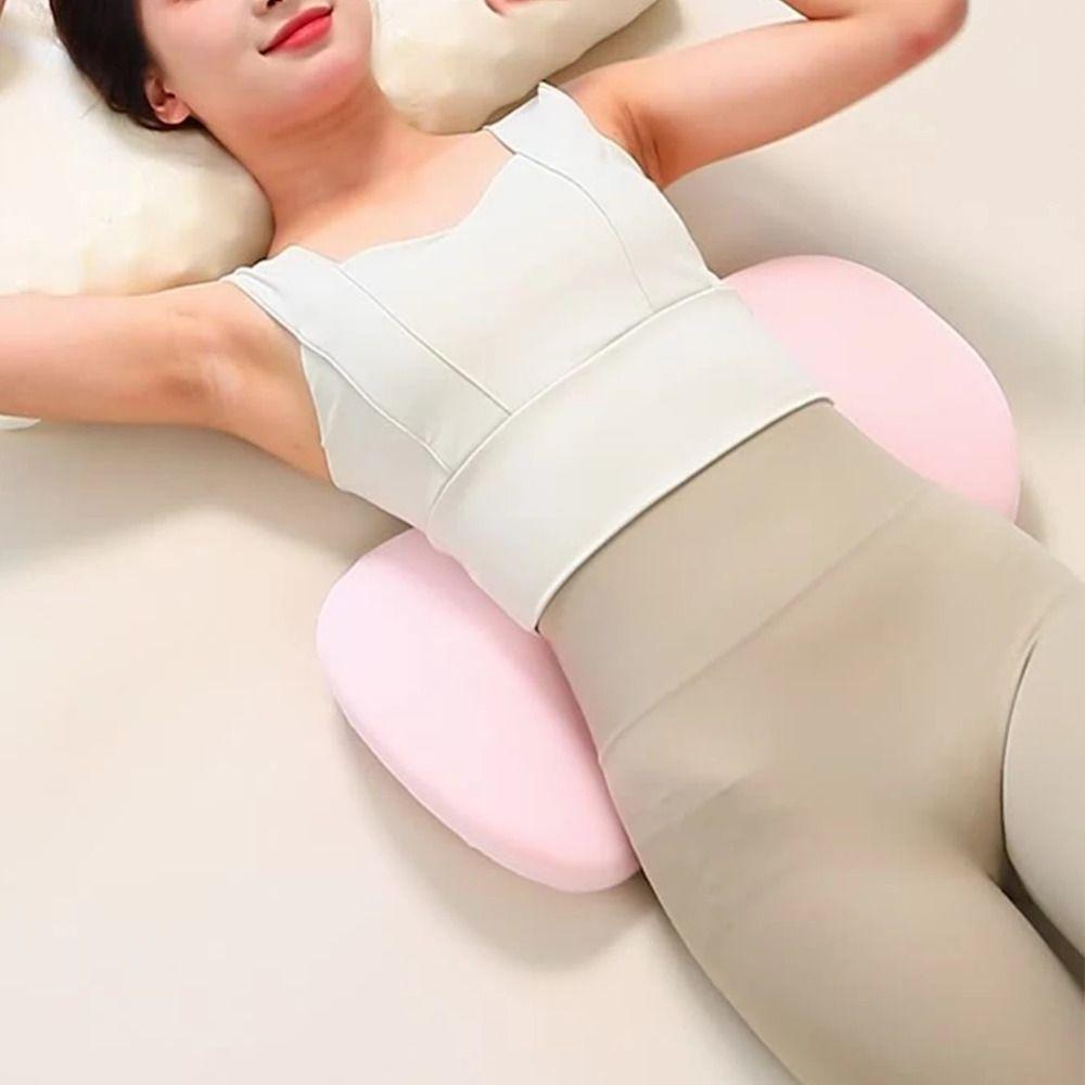 Soft Comfortable Lumbar Support Pillow Ergonomic Design Lower Backrest  Lumbar Protrusion Relief