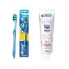 Crest Soft Bristle Toothbrush & Dual-Color Whitening Toothpaste Set