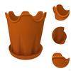Blumenpot Plant Containers with A Tray Multi -purpose Flower Container Drainage Hole for