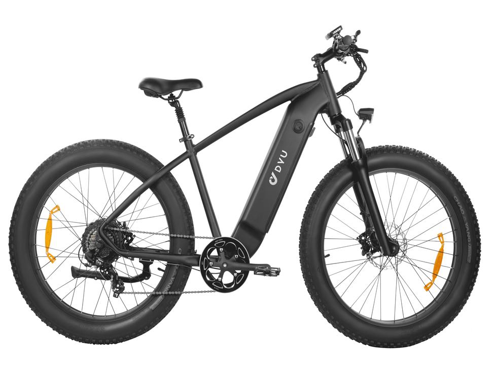 Bicicletă Electrică DYU KING 750 48V 750W - 110km Asistență la Pedalate, Viteză 45km/h & Roți 25" pentru Orice Teren