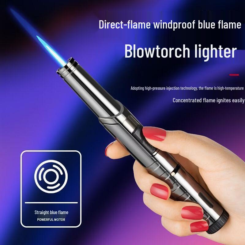 ZISIZ Windproof Long Handle Torch Lighter